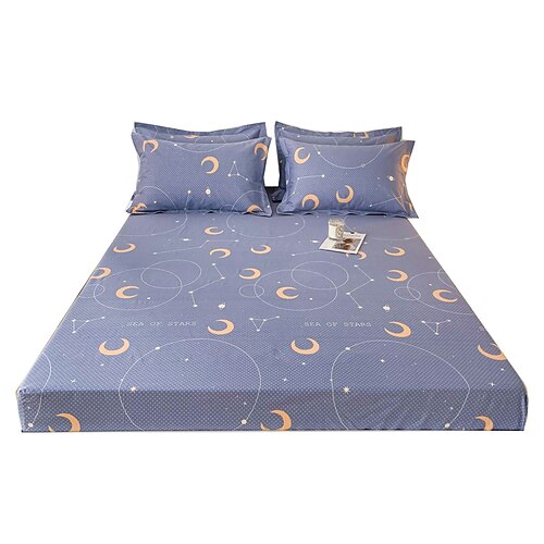 1 Piece 100% Cotton Mattress Protector Soft Fitted Sheet Breathable Bed Mattress Cover, 10/25cm Deep Pocket(Not Include Pillowcase)
1 Piece 100% Cotton Mattress Protector Soft Fitted Sheet Breathable Bed Mattress Cover, 10/25cm Deep Pocket(Not Include Pillowcase)
