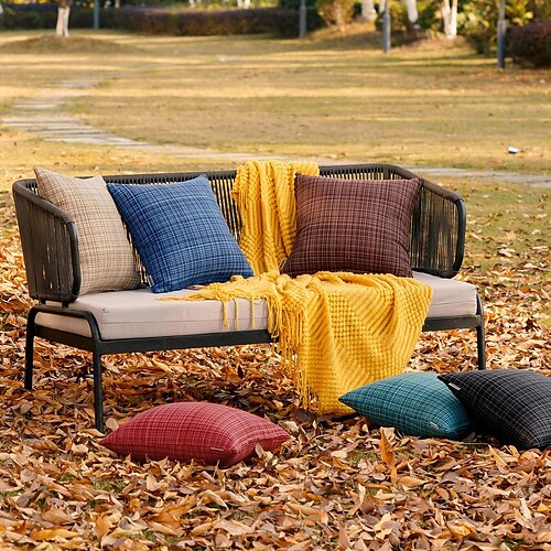 Woven Waterproof Throw Pillow Solid Colored Cushion Cover Home Decoration Outdoor
Woven Waterproof Throw Pillow Solid Colored Cushion Cover Home Decoration Outdoor