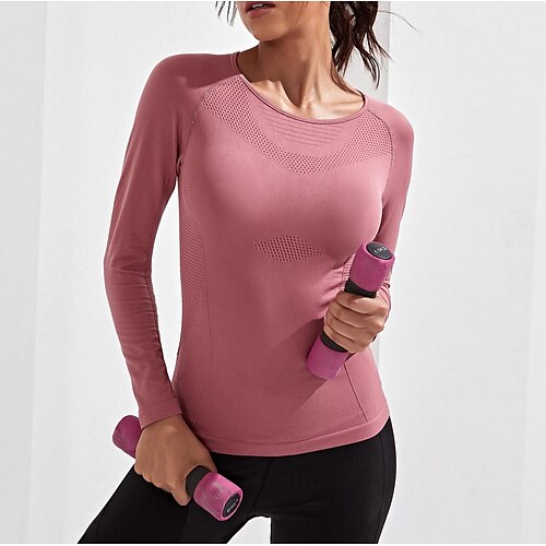 european and american women's sports tights, elastic long-sleeved t-shirt, quick-drying, thin, running, basketball, yoga, fitness clothes
european and american women's sports tights, elastic long-sleeved t-shirt, quick-drying, thin, running, basketball, yoga, fitness clothes