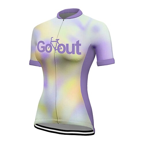 21Grams Women's Short Sleeve Cycling Jersey Bike Jersey Top with 3 Rear Pockets Mountain Bike MTB Road Bike Cycling Breathable Quick Dry Moisture Wicking Green Purple Blue Graffiti Spandex Polyester
21Grams Women's Short Sleeve Cycling Jersey Bike Jersey Top with 3 Rear Pockets Mountain Bike MTB Road Bike Cycling Breathable Quick Dry Moisture Wicking Green Purple Blue Graffiti Spandex Polyester