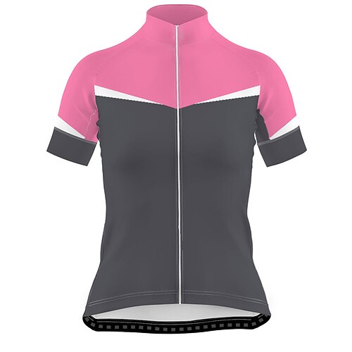 21Grams Women's Short Sleeve Cycling Jersey Bike Jersey Top with 3 Rear Pockets Mountain Bike MTB Road Bike Cycling Breathable Quick Dry Moisture Wicking Black Pink Color Block Spandex Polyester
21Grams Women's Short Sleeve Cycling Jersey Bike Jersey Top with 3 Rear Pockets Mountain Bike MTB Road Bike Cycling Breathable Quick Dry Moisture Wicking Black Pink Color Block Spandex Polyester