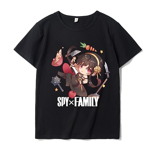 Inspired by SPY×FAMILY Loid Forger Yor Forger Anya Forger T-shirt Cartoon 100% Polyester Anime Harajuku Graphic Kawaii T-shirt For Men's / Women's / Couple's
Inspired by SPY×FAMILY Loid Forger Yor Forger Anya Forger T-shirt Cartoon 100% Polyester Anime Harajuku Graphic Kawaii T-shirt For Men's / Women's / Couple's