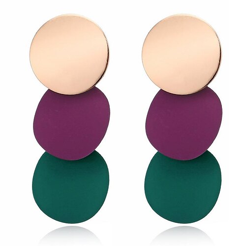 european and american temperament geometric bump color matching small disc wind chimes fashion earrings trend all-match round earrings
european and american temperament geometric bump color matching small disc wind chimes fashion earrings trend all-match round earrings