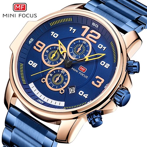 MINI FOCUS Quartz Watch for Men Analog Quartz Stylish Stylish Waterproof Calendar Alloy Alloy Fashion
MINI FOCUS Quartz Watch for Men Analog Quartz Stylish Stylish Waterproof Calendar Alloy Alloy Fashion