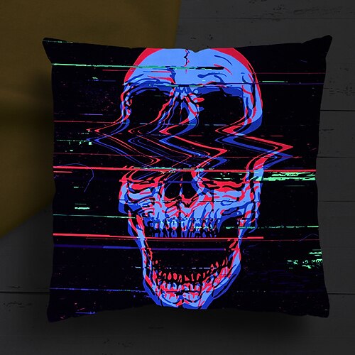 Halloween Blacklight UV Reactive Cushion Cover 1PC Soft Decorative Square Throw Pillow Cover Cushion Case Pillowcase for Bedroom Livingroom Superior Quality Machine Washable Indoor Cushion for Sofa Couch Bed Chair
Halloween Blacklight UV Reactive Cushion Cover 1PC Soft Decorative Square Throw Pillow Cover Cushion Case Pillowcase for Bedroom Livingroom Superior Quality Machine Washable Indoor Cushion for Sofa Couch Bed Chair