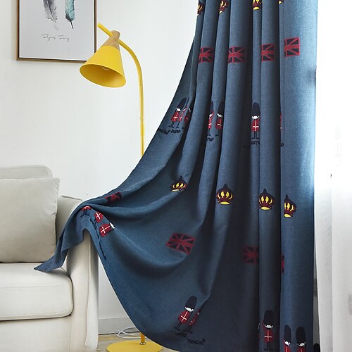 Two Panel Children's Room Cartoon Style Imitation Linen Thick Embroidered Blackout Curtains Living Room Bedroom Dining Room Insulation Curtains
Two Panel Children's Room Cartoon Style Imitation Linen Thick Embroidered Blackout Curtains Living Room Bedroom Dining Room Insulation Curtains