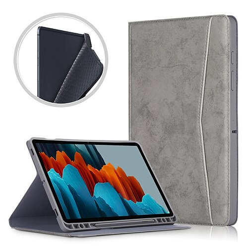 Tablet Case Cover For Samsung Galaxy Tab S8 Plus Portable Pencil Holder with Stand Solid Colored TPU
Tablet Case Cover For Samsung Galaxy Tab S8 Plus Portable Pencil Holder with Stand Solid Colored TPU