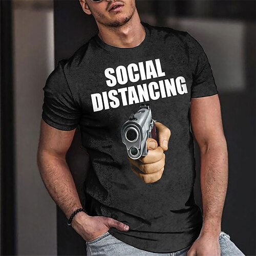Men's Unisex T shirt Tee Graphic Prints Pistol Crew Neck Black 3D Print Outdoor Street Short Sleeve Print Clothing Apparel Sports Designer Casual Big and Tall / Summer / Summer
Men's Unisex T shirt Tee Graphic Prints Pistol Crew Neck Black 3D Print Outdoor Street Short Sleeve Print Clothing Apparel Sports Designer Casual Big and Tall / Summer / Summer