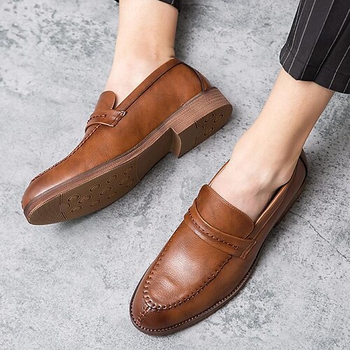 Herren Casual Lederschuhe Business Frühling Sommer weiche Leder Loafer Fahrschuhe bequeme Wanderschuhe
Herren Casual Lederschuhe Business Frühling Sommer weiche Leder Loafer Fahrschuhe bequeme Wanderschuhe
