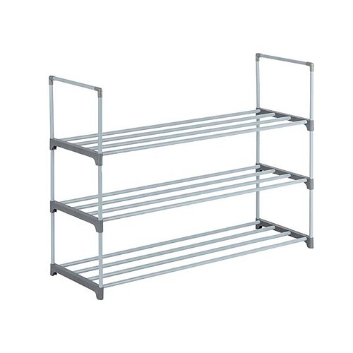 Zapatero de 3 niveles organizador de almacenamiento de estante de torre de zapatos para entrada de dormitorio pasillo y armario color gris
Zapatero de 3 niveles organizador de almacenamiento de estante de torre de zapatos para entrada de dormitorio pasillo y armario color gris