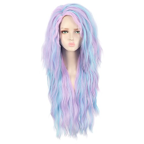 lilla og blå voksen parykk lang krøllete parykk kostyme halloween fest cosplay hår parykker
lilla og blå voksen parykk lang krøllete parykk kostyme halloween fest cosplay hår parykker