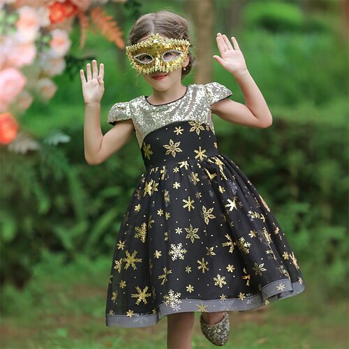 Kids Little Girls' Dress Solid Colored Tulle Dress Party Daily Sequins Black Purple Red Knee-length Short Sleeve Princess Cute Dresses Spring Summer Slim 3-10 Years
Kids Little Girls' Dress Solid Colored Tulle Dress Party Daily Sequins Black Purple Red Knee-length Short Sleeve Princess Cute Dresses Spring Summer Slim 3-10 Years