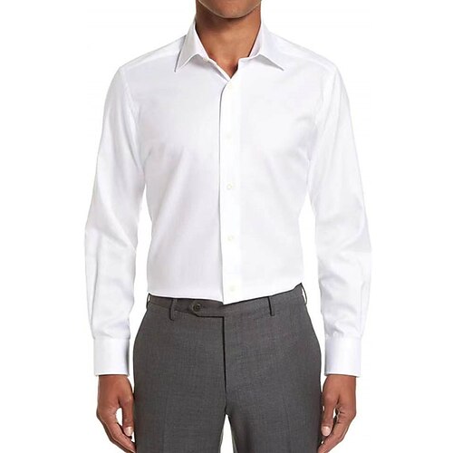 Men's Dress Shirt Curve Turndown Light Blue White Wedding Work Long Sleeve Button-Down Clothing Apparel Fashion Business Formal Comfortable
Men's Dress Shirt Curve Turndown Light Blue White Wedding Work Long Sleeve Button-Down Clothing Apparel Fashion Business Formal Comfortable