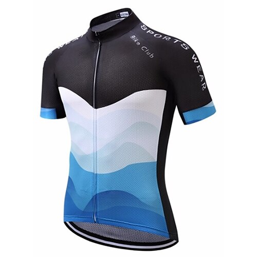 21Grams Men's Cycling Jersey Short Sleeve Bike Top with 3 Rear Pockets Mountain Bike MTB Road Bike Cycling Breathable Quick Dry Moisture Wicking Reflective Strips Red Blue Color Block Polyester
21Grams Men's Cycling Jersey Short Sleeve Bike Top with 3 Rear Pockets Mountain Bike MTB Road Bike Cycling Breathable Quick Dry Moisture Wicking Reflective Strips Red Blue Color Block Polyester