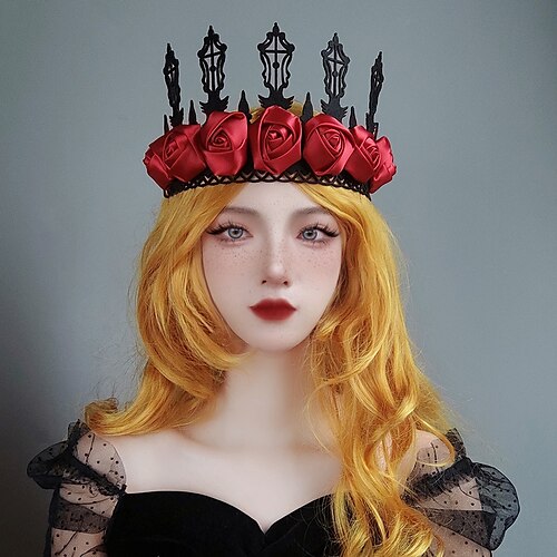 Halloween Gothic Rose Crown Female Anchor Host Bride Dress Accessories King Crown
Halloween Gothic Rose Crown Female Anchor Host Bride Dress Accessories King Crown