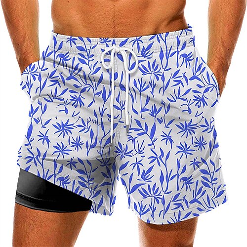 Men's Swim Trunks Swim Shorts Quick Dry Board Shorts Bathing Suit with Pockets Compression Liner Drawstring Swimming Surfing Beach Water Sports Floral Summer
Men's Swim Trunks Swim Shorts Quick Dry Board Shorts Bathing Suit with Pockets Compression Liner Drawstring Swimming Surfing Beach Water Sports Floral Summer