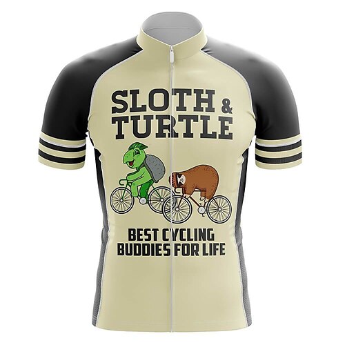 21Grams Men's Cycling Jersey Short Sleeve Bike Top with 3 Rear Pockets Mountain Bike MTB Road Bike Cycling Breathable Quick Dry Moisture Wicking Reflective Strips Black Yellow Animal Polyester Spandex
21Grams Men's Cycling Jersey Short Sleeve Bike Top with 3 Rear Pockets Mountain Bike MTB Road Bike Cycling Breathable Quick Dry Moisture Wicking Reflective Strips Black Yellow Animal Polyester Spandex