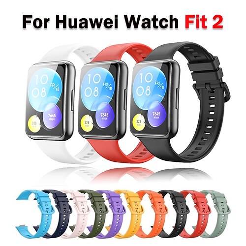 Strap Compatible for Huawei watch fit 2 Strap Sports Soft Silicone Huawei fit 2 Strap Wriststrap Belt Bracelet
Strap Compatible for Huawei watch fit 2 Strap Sports Soft Silicone Huawei fit 2 Strap Wriststrap Belt Bracelet
