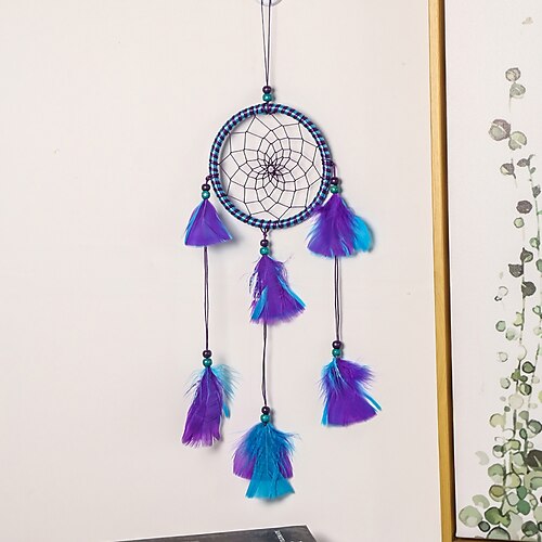 New Satin Thread Shop Dream Net Home Feather Decoration Pendant Car Dream Net Pendant
New Satin Thread Shop Dream Net Home Feather Decoration Pendant Car Dream Net Pendant