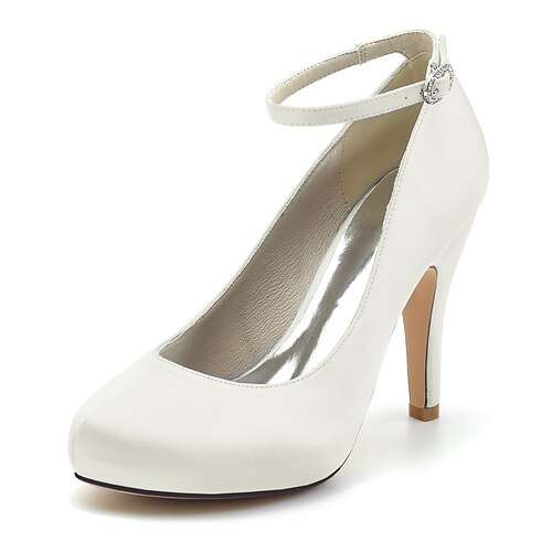 Women's Wedding Shoes Wedding Party Wedding Heels Bridal Shoes Bridesmaid Shoes Summer High Heel Round Toe Elegant Classic Satin Ankle Strap Solid Colored Wine Black Fuchsia
Women's Wedding Shoes Wedding Party Wedding Heels Bridal Shoes Bridesmaid Shoes Summer High Heel Round Toe Elegant Classic Satin Ankle Strap Solid Colored Wine Black Fuchsia