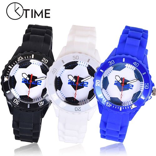 Fashion Silicon Belt Quartz Watch for Kid's Childeren Football Cartoon Wristwatch
Fashion Silicon Belt Quartz Watch for Kid's Childeren Football Cartoon Wristwatch