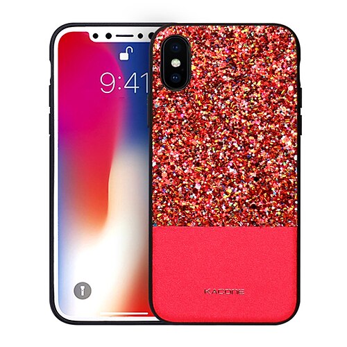

Phone Case For Apple Classic Series iPhone 13 Pro Max 12 11 SE 2022 X XR XS Max 8 7 Bumper Frame Glitter Shine Dustproof Solid Colored TPU PC PU Leather