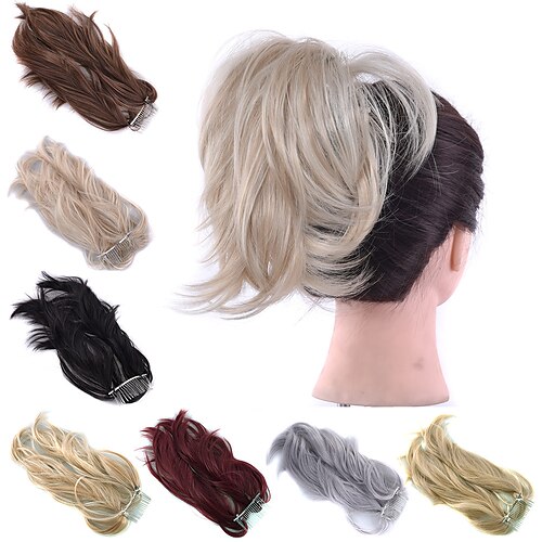 Changeable Flexible Hair Extension Ponytail Metal Comb Ponytail Wig Hair Ring Hair Extensions
Changeable Flexible Hair Extension Ponytail Metal Comb Ponytail Wig Hair Ring Hair Extensions