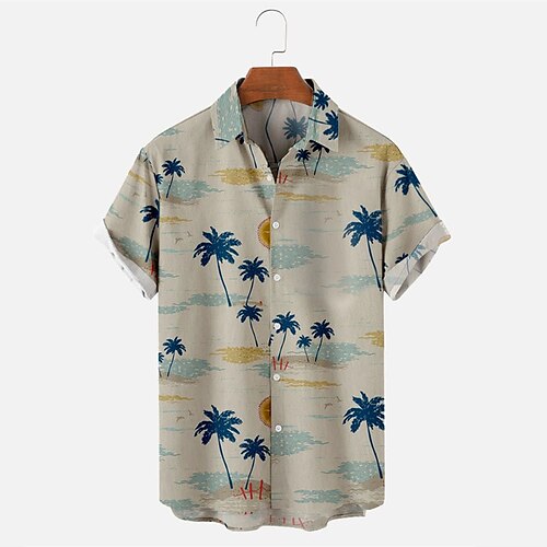 Men's Shirt Graphic Shirt Tree Turndown Gray Street Casual Short Sleeve Button-Down Clothing Apparel Fashion Designer Casual Comfortable
Men's Shirt Graphic Shirt Tree Turndown Gray Street Casual Short Sleeve Button-Down Clothing Apparel Fashion Designer Casual Comfortable