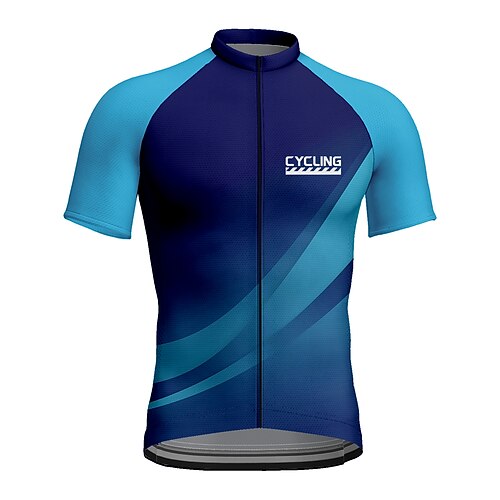 21Grams Men's Cycling Jersey Short Sleeve Bike Top with 3 Rear Pockets Mountain Bike MTB Road Bike Cycling Breathable Quick Dry Moisture Wicking Reflective Strips Green Purple Blue Graphic Polyester
21Grams Men's Cycling Jersey Short Sleeve Bike Top with 3 Rear Pockets Mountain Bike MTB Road Bike Cycling Breathable Quick Dry Moisture Wicking Reflective Strips Green Purple Blue Graphic Polyester