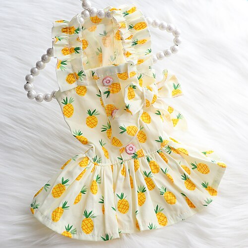 Dog Cat Dress Graphic Patterned Fashion Cute Party Dailywear Dog Clothes Puppy Clothes Dog Outfits Breathable Light Yellow Yellow Costume for Girl and Boy Dog Cotton XS S M L XL
Dog Cat Dress Graphic Patterned Fashion Cute Party Dailywear Dog Clothes Puppy Clothes Dog Outfits Breathable Light Yellow Yellow Costume for Girl and Boy Dog Cotton XS S M L XL