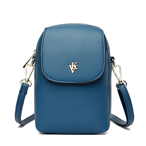 Women's Sling Bags Mobile Phone Bag Crossbody Bag PU Leather Buttons Solid Color Daily Outdoor Black Blue Gray Khaki
Women's Sling Bags Mobile Phone Bag Crossbody Bag PU Leather Buttons Solid Color Daily Outdoor Black Blue Gray Khaki