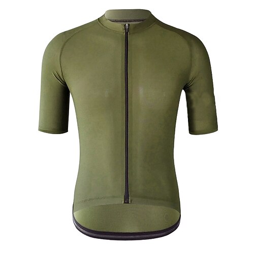 21Grams Men's Cycling Jersey Short Sleeve Bike Top with 3 Rear Pockets Mountain Bike MTB Road Bike Cycling Breathable Quick Dry Moisture Wicking Reflective Strips Army Green Color Block Polyester
21Grams Men's Cycling Jersey Short Sleeve Bike Top with 3 Rear Pockets Mountain Bike MTB Road Bike Cycling Breathable Quick Dry Moisture Wicking Reflective Strips Army Green Color Block Polyester
