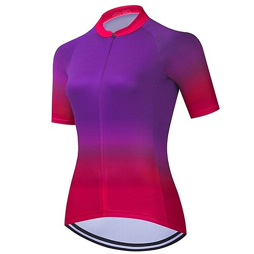 21Grams Women's Short Sleeve Cycling Jersey Bike Top with 3 Rear Pockets Mountain Bike MTB Road Bike Cycling Breathable Quick Dry Moisture Wicking Red Gradient Spandex Polyester Sports Clothing
21Grams Women's Short Sleeve Cycling Jersey Bike Top with 3 Rear Pockets Mountain Bike MTB Road Bike Cycling Breathable Quick Dry Moisture Wicking Red Gradient Spandex Polyester Sports Clothing