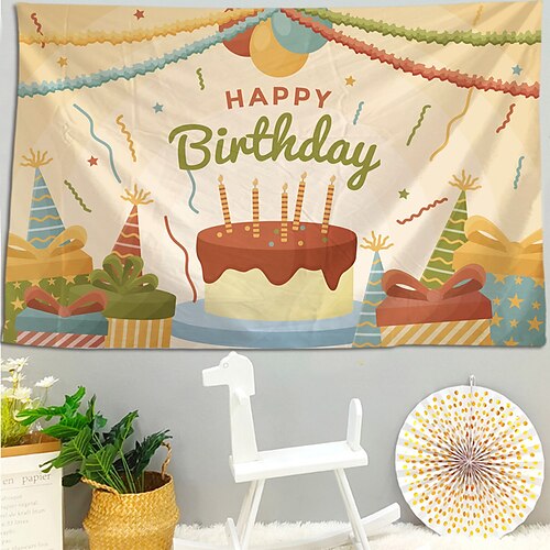 Happy Birthday Wall Tapestry Art Decor Blanket Curtain Hanging Home Bedroom Living Room Decoration
Happy Birthday Wall Tapestry Art Decor Blanket Curtain Hanging Home Bedroom Living Room Decoration