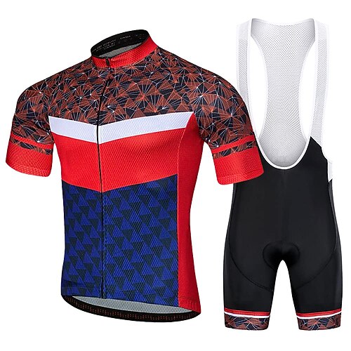 Men's Short Sleeve Cycling Jersey with Bib Shorts Blue Bike 3D Pad Breathable Quick Dry Sports Graphic Clothing Apparel
Men's Short Sleeve Cycling Jersey with Bib Shorts Blue Bike 3D Pad Breathable Quick Dry Sports Graphic Clothing Apparel