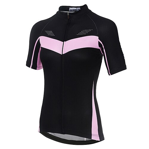 21Grams Women's Cycling Jersey Short Sleeve Bike Top with 3 Rear Pockets Mountain Bike MTB Road Bike Cycling Breathable Quick Dry Moisture Wicking Reflective Strips Black Color Block Polyester Spandex
21Grams Women's Cycling Jersey Short Sleeve Bike Top with 3 Rear Pockets Mountain Bike MTB Road Bike Cycling Breathable Quick Dry Moisture Wicking Reflective Strips Black Color Block Polyester Spandex