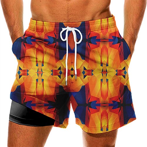 Herre Badeshorts Hurtigtørrende Surf shorts Badedragt Med lommer Kompressionsforing Snørelukning Svømning Surfing Strand Vandsport Trykt Sommer / Elastisk
Herre Badeshorts Hurtigtørrende Surf shorts Badedragt Med lommer Kompressionsforing Snørelukning Svømning Surfing Strand Vandsport Trykt Sommer / Elastisk