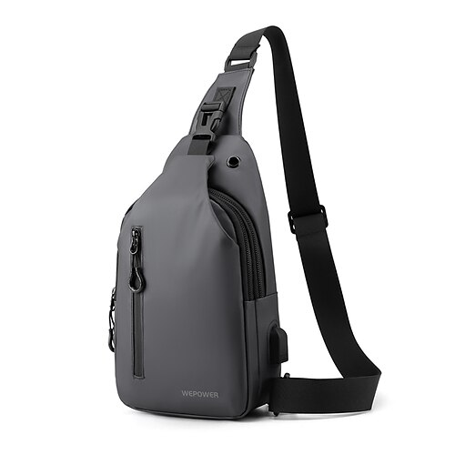 Men's Sling Shoulder Bag Nylon Synthetic Zipper Solid Color Daily Outdoor Green Black Blue Gray
Men's Sling Shoulder Bag Nylon Synthetic Zipper Solid Color Daily Outdoor Green Black Blue Gray