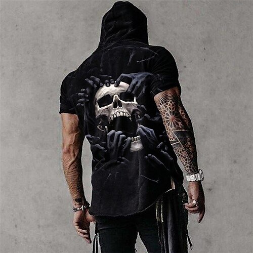 Men's Hoodie Pullover Hoodie Sweatshirt Back Printed Hoodies Black Hooded Graphic Skull Print Daily Sports Holiday 3D Print Streetwear Designer Casual Summer Clothing Apparel Hoodies Sweatshirts
Men's Hoodie Pullover Hoodie Sweatshirt Back Printed Hoodies Black Hooded Graphic Skull Print Daily Sports Holiday 3D Print Streetwear Designer Casual Summer Clothing Apparel Hoodies Sweatshirts