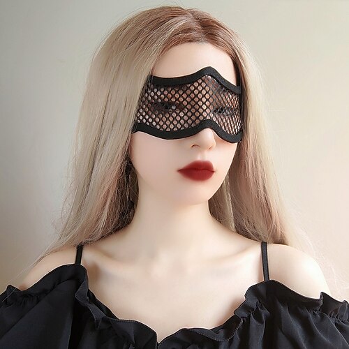 Halloween Women's Half Face Black Sexy Mesh Mask Masquerade Dance Performance Blindfolds
Halloween Women's Half Face Black Sexy Mesh Mask Masquerade Dance Performance Blindfolds