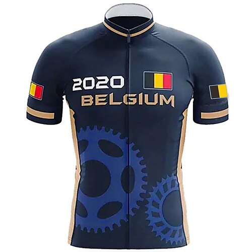 21Grams Men's Cycling Jersey Short Sleeve Bike Jersey Top with 3 Rear Pockets Mountain Bike MTB Road Bike Cycling UV Resistant Breathable Quick Dry Reflective Strips Black Gear Germany Belgium
21Grams Men's Cycling Jersey Short Sleeve Bike Jersey Top with 3 Rear Pockets Mountain Bike MTB Road Bike Cycling UV Resistant Breathable Quick Dry Reflective Strips Black Gear Germany Belgium