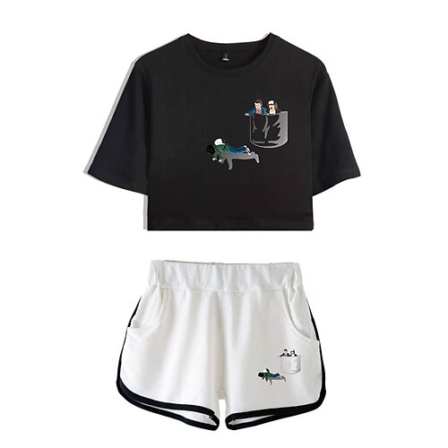 Inspired by Stranger Things Eleven Shorts Crop Top 100% Polyester Anime Harajuku Graphic Kawaii Shorts For Women's
Inspired by Stranger Things Eleven Shorts Crop Top 100% Polyester Anime Harajuku Graphic Kawaii Shorts For Women's