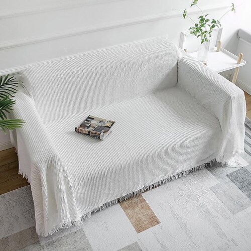 Sofa Blanket White Throw Cover Towel Slipcover Sectional Couch Armchair Loveseat 4 or 3 Seater L Shape Tassel Abstract Soft Durable
Sofa Blanket White Throw Cover Towel Slipcover Sectional Couch Armchair Loveseat 4 or 3 Seater L Shape Tassel Abstract Soft Durable