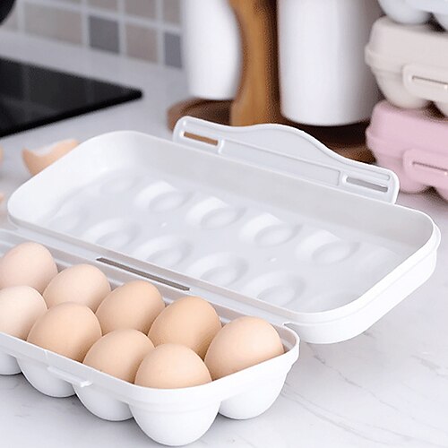 1 Pc Household Fresh-keeping Egg Storage Box Kitchen Buckle Type Egg Box with Cover That Can Be Stacked with 12 Grids
1 Pc Household Fresh-keeping Egg Storage Box Kitchen Buckle Type Egg Box with Cover That Can Be Stacked with 12 Grids