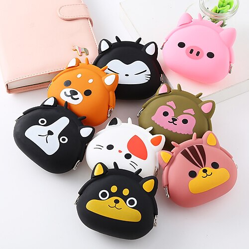 Coin Bag Silicone Storage Animal Cat Bear Mini Pouch Coin Bag Change Wallet Purse Hasp New Design Wallets1PCS 2PCS
Coin Bag Silicone Storage Animal Cat Bear Mini Pouch Coin Bag Change Wallet Purse Hasp New Design Wallets1PCS 2PCS