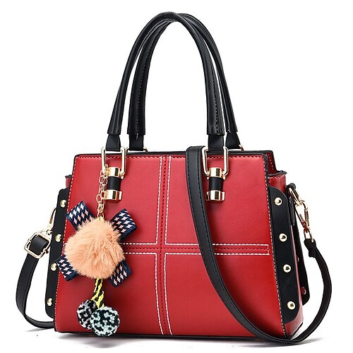 Women's Sling Bags Top Handle Bag Shoulder Bag PU Leather Flower Plain Shopping Daily Green Black Gray Pink
Women's Sling Bags Top Handle Bag Shoulder Bag PU Leather Flower Plain Shopping Daily Green Black Gray Pink