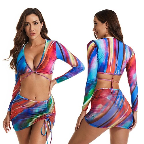 Women's Rash guard Swimsuit UV Sun Protection UPF50 Quick Dry Long Sleeve Swimwear Bathing Suit Swimming Surfing Beach Water Sports Summer
Women's Rash guard Swimsuit UV Sun Protection UPF50 Quick Dry Long Sleeve Swimwear Bathing Suit Swimming Surfing Beach Water Sports Summer