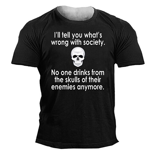 Men's Unisex T shirt Tee Graphic Skull Letter Crew Neck Army Green Navy Blue Black 3D Print Outdoor Street Short Sleeve Print Clothing Apparel Vintage Sports Designer Casual / Summer / Summer
Men's Unisex T shirt Tee Graphic Skull Letter Crew Neck Army Green Navy Blue Black 3D Print Outdoor Street Short Sleeve Print Clothing Apparel Vintage Sports Designer Casual / Summer / Summer