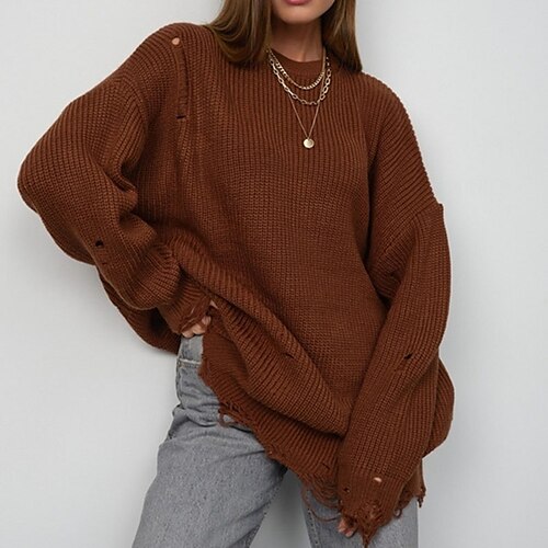 Women's Shift Dress Short Mini Dress Green White Black Purple Red Brown Long Sleeve Pure Color Tassel Fringe Knit Fall Winter Crew Neck Casual Mature 2022 S M L XL
Women's Shift Dress Short Mini Dress Green White Black Purple Red Brown Long Sleeve Pure Color Tassel Fringe Knit Fall Winter Crew Neck Casual Mature 2022 S M L XL