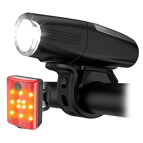 LED Bike Light Front Bike Light Rear Bike Tail Light Safety Light LED Bicycle Cycling Super Bright Portable Professional Durable Rechargeable Li-ion Battery 800 lm Rechargeable Battery Natural White
LED Bike Light Front Bike Light Rear Bike Tail Light Safety Light LED Bicycle Cycling Super Bright Portable Professional Durable Rechargeable Li-ion Battery 800 lm Rechargeable Battery Natural White